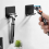 10 Pieces No-Punch Holder Adhesive Shaving Tools Storage Hooks 4