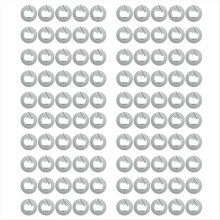 100 NFC Ntag213-etiketter för NFC-aktiverade telefoner