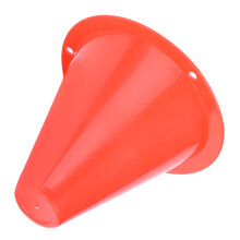 10pcs Soccer Cones Markers Set, 8.5cm, Red, Durable PE