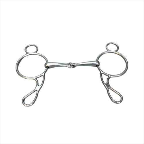 Horse bit, ring snaffle bit, horse mouth bit for riding training