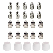 25-teiliges P80-Plasma-Verschleißteileset, P80-Plasmaschneidbrenner-Sets