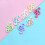 Kawaii musical note flatback decorations scrapbooking material 4