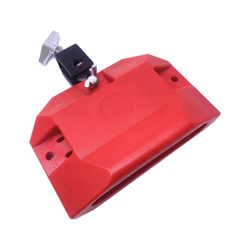 Jam Drum Block Percussion Musikinstrument mit 3 Seiten, Rot