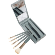 Reise-Make-up-Pinselset mit Etui und Spiegel B