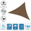 Triangular sunshade sail, waterproof sun protection fabric, for lawns 2