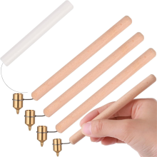 0,3 mm, 0,4 mm, 0,6 mm, waskrijt, tekenpotlood met houten handvat