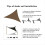 Triangular sunshade sail, waterproof sun protection fabric, for lawns 3