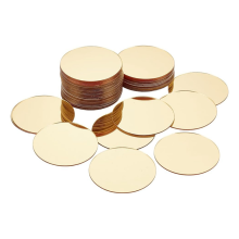 50 mini-spiegeltegeltjes van acryl, zelfklevend.