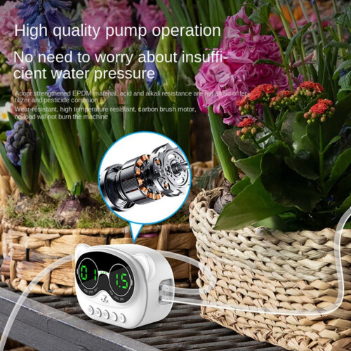 Intelligent irrigation controller with USB charging function for indoor use 2