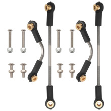 2 Set Lenkung Zugstange Servo Stange Upgrade Teile