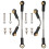 2 Set Steering Pull Rod Servo Rod Upgrade Parts 1