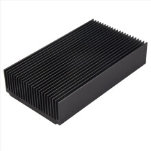 Aluminium koelblok 4,72 x 2,72 x 1,06 inch / 120 x 69 x 27 mm 22 vinnen