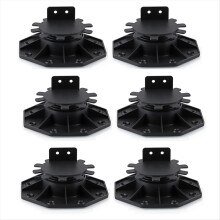 6 pieces of beam support bases, support bases for decking boards and floor coverings