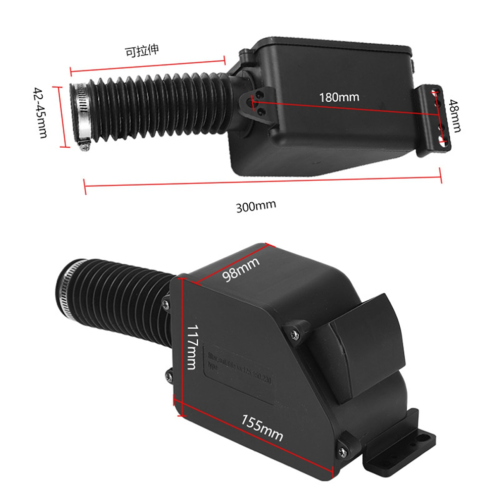 ATV air filter box intake cleaner, compatible with GY6 150cc engine 1