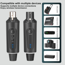 Neues 2,4g XLR-Mikrofon Drahtloses Sende- und Empfangssystem