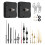 Clock movement set, battery operated, replacement for quartz clock movement 1