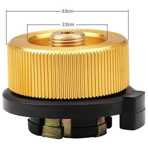 Adapter camping adapter butane gas adapter gold 2