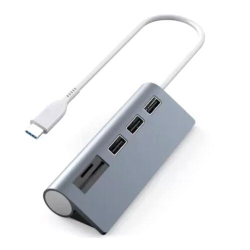 Hub mit SD/TF-Karten-Splitter Typ C/USB für Computerzubehör: A