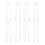 8 stuks plastic buffettangen, mini-serveertangen 2