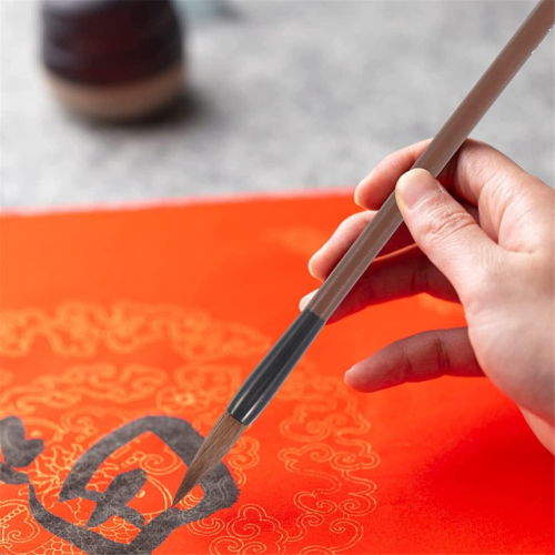 6 calligraphy brushes, kanji brushes, Chinese writing brushes 1