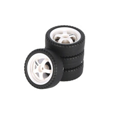 4 st 33 mm drifthårda däck för LDRC AE86 A86 A86P LD1801 1/18 RC-bil, 1 st