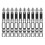 10PCS 50mm Screwdriver Bit Set Magnetic Impact Phillips Bit 1