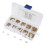 M2.5 Brass Knurled Round Molded Insert Nuts 150pcs for Construction and DIY 7