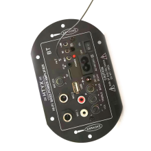 Verstärkerplatine mit optischem Audioausgang, Bluetooth, Verstärker, USB, FM-Radio und EU-Stecker