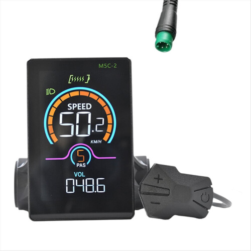M5C-2 E-Bike Bluetooth LCD-Display Elektroroller-Tachometer, 5-polig 1
