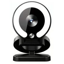 4K HD camera with fill light, laptop PC computer live streaming camera