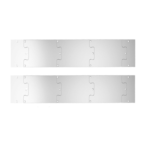 Robust door kick plate for scratch protection, 6 x 30 inches