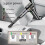 Car vacuum cleaner engine cleaning machine Air Duster for home use silver 4