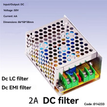 LC EMI Filter Machine Low Pass EMC HiFi Audio High Frequency Filter Power Supply Ripple Filtering for Amp 2A