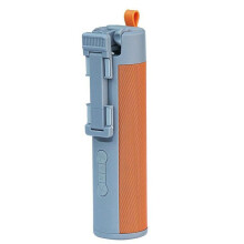 Audio Device Combined with Selfie Stick and Charging Battery Handheld Speaker and Selfie Stick Light Power Bank Orange