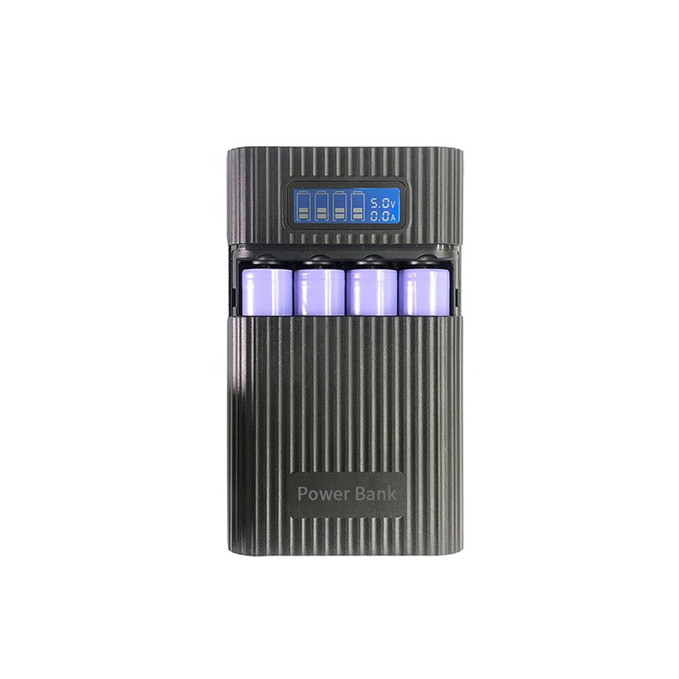 18650 Charger Power Box Lcd Digital Display 4X18650 Battery Holder Portable Fast Charging Mobile Power Bank Box A 4711816272098