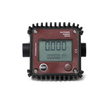 K24 Digital Gear Flow Meter with LCD Fuel Urea Gear Meter Thread