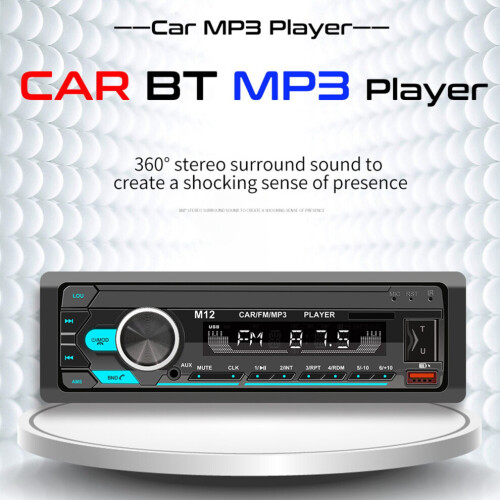 1Din Autoradio Stereo FM Aux Eingang Empfänger 1
