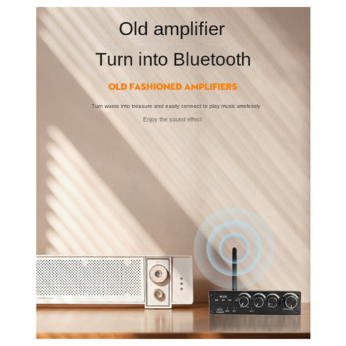 BT 5.3 Audio Receiver AUX/Microphone/USB Audio Adapter with Remote Control 1