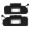 Front sun visor with mirrors and LED lights for C5 1
