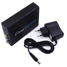 Convertidor de audio AV S-Video CVBS - Compatible con enchufe S-Video europeo