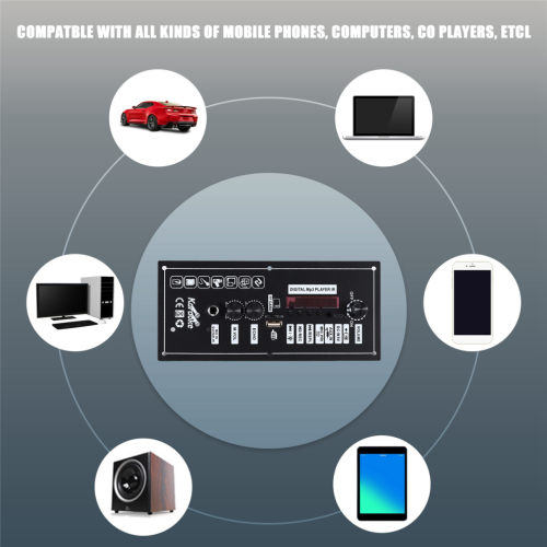 3.7V Amplifier Board Square Dance Speaker Amplifier with Bluetooth Support 2