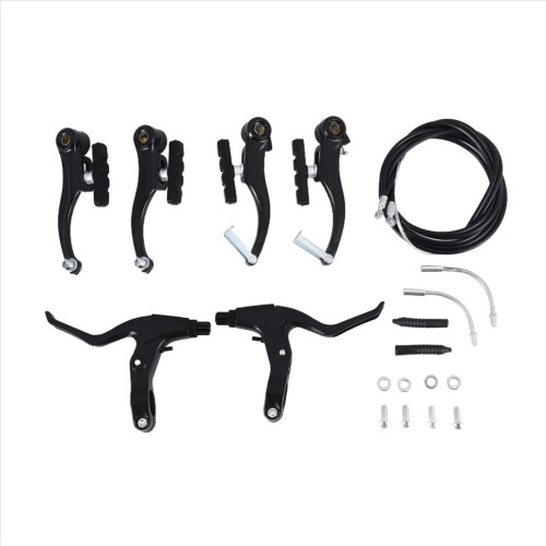 Complete bicycle mountain bike set, V-brake + external cable + lever 1