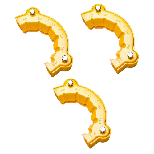 3 stuks slijpbits, artefacten, afvalbits, oude bits, slijpbits