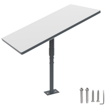 For roof mounting, T-type mast bracket with adapter