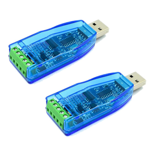 2 Pieces USB to RS485 Converter Isolation Module -485 Connector Board