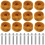 12 pieces 2 inch brush disc grit sanding brush discs with handle 1