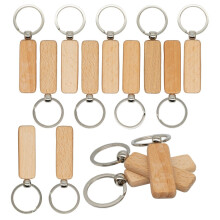 Trägravyrämnen för nyckelringar, 20-pack (bredd: 1,7 cm)