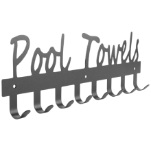Handtuchhaken für den Poolbereich, Wandmontage, Handtuchhalter für Badezimmer