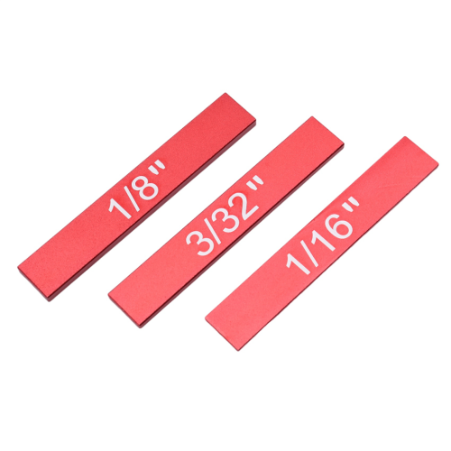 Adjustable height measuring block, measuring tool for woodworking surfaces