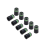 10 pieces Golf Sleeve Ferrule for Golf Iron Tips, Green 1